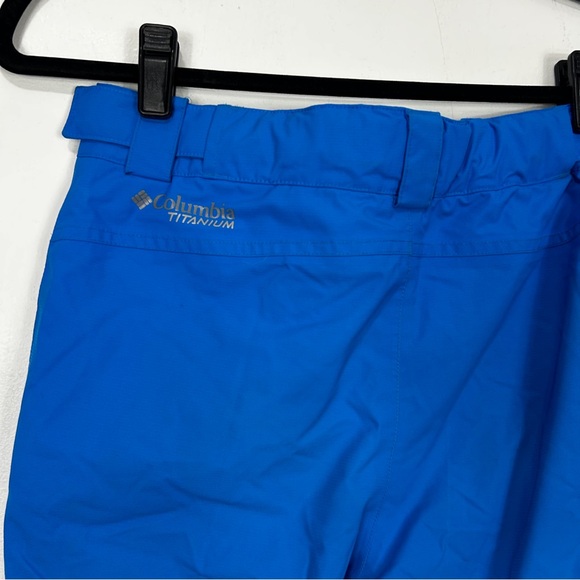 Columbia Blue Titanium Snow Bottoms Waterproof Relaxed Fit H15 - Picture 8 of 11